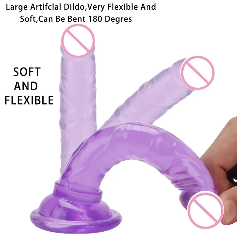 Realistic Dildo With Suction Cup Huge Jelly Sex Toys for Woman Big Penis Strapon Female Vaginal Masturbation Anal Plug Sex Shop 14 Ha67f0ae112164c5ca750a354863f9346L