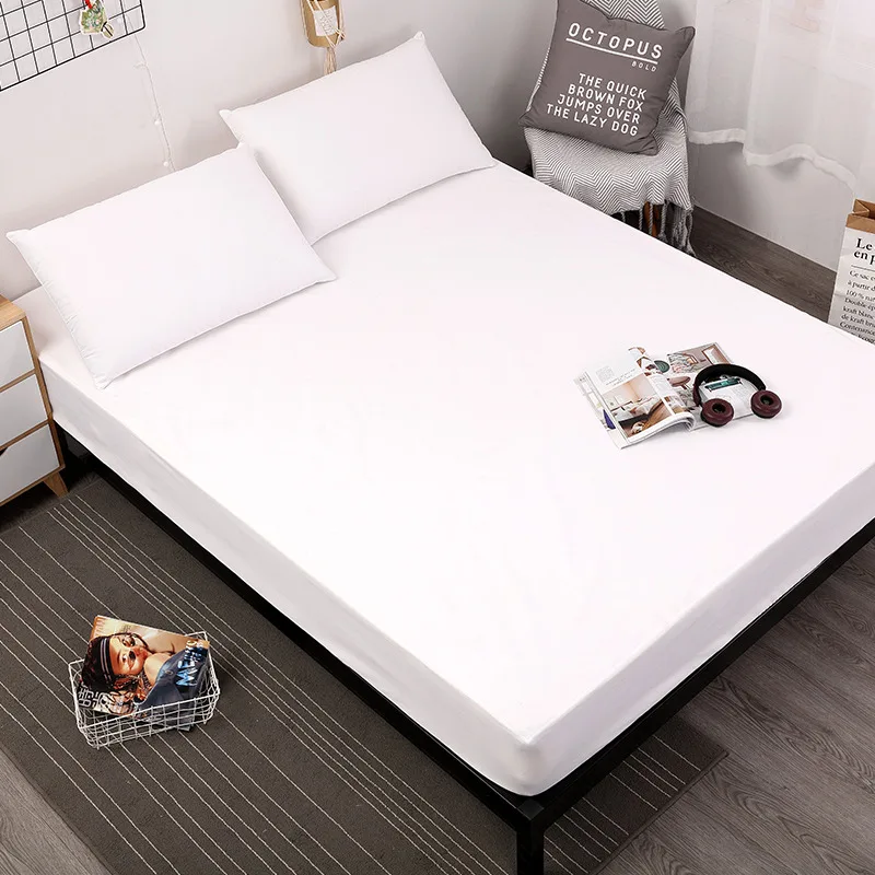 Elastic Solid Color Mattress Cover Pad Solid White Color Mattress Protector Anti-mite Fitted Bed Sheet Linens (No Pillowcase)
Elastic Solid Color Mattress Cover Pad Solid White Color Mattress Protector Anti-mite Fitted Bed Sheet Linens (No Pillowcase)