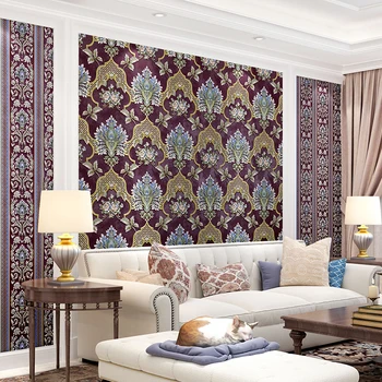 3D European Damascus Wallpaper Waterproof PVCNew High Quality Scrub Warm Striped Flower Bedroom Living Room Engineering TV Back
3D European Damascus Wallpaper Waterproof PVCNew High Quality Scrub Warm Striped Flower Bedroom Living Room Engineering TV Back