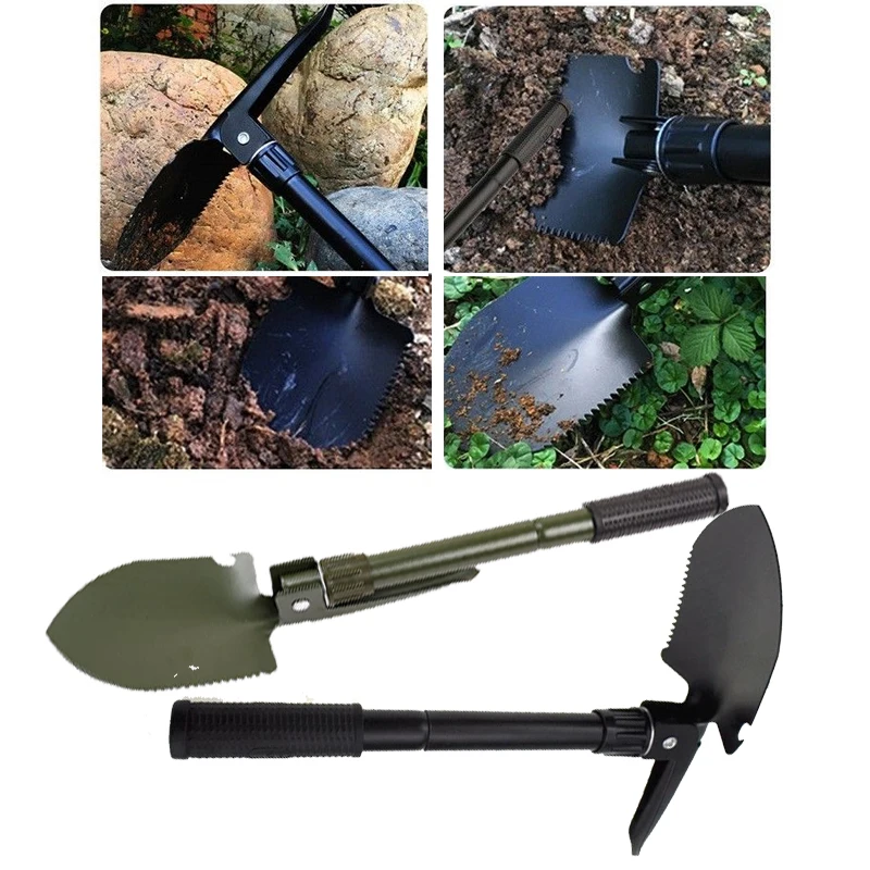Mini Multi-Functional Gadget Military Shovel Camping Shovels Outdoor Emergency Tool Survival 2 Color Carbon Steel 
Mini Multi-Functional Gadget Military Shovel Camping Shovels Outdoor Emergency Tool Survival 2 Color Carbon Steel