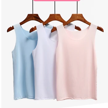 Women Casual Plus Size Tank Tops Candy Color Seamless Ice Silk Sleeveless Vest Crop Top Women T Shirt Basic Camis Summer
Women Casual Plus Size Tank Tops Candy Color Seamless Ice Silk Sleeveless Vest Crop Top Women T Shirt Basic Camis Summer