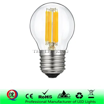 

E27 E14 2w 4w 6w 8w 12w LED Bulb G45 C35 A60 c35L Tail candle light Retro Filament Lamp Edison Frosted glass Warm White 220v