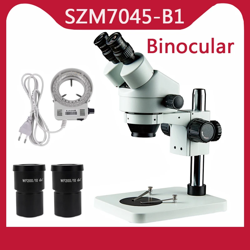 7-45X Trinocular Microscope 38MP HDMI USB Industrial Electronic Digital Laboratory Microscope Camera Electronic Microscope
7-45X Trinocular Microscope 38MP HDMI USB Industrial Electronic Digital Laboratory Microscope Camera Electronic Microscope