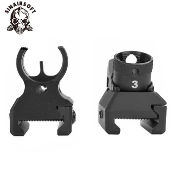 416 Style Picatinny Iron Sights Set Front and Rear Hk Diopter Paintball Shooting Hunting Airsoft Military Accessoeirs
416 Style Picatinny Iron Sights Set Front and Rear Hk Diopter Paintball Shooting Hunting Airsoft Military Accessoeirs