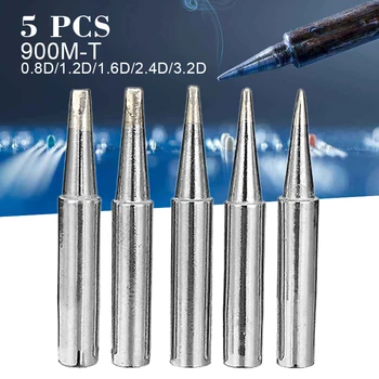 5Pcs/Set Soldering Tips Iron Welding Station 900M-T-0.8D/1.2D/1.6D/2.4D/3.2D Lead-Free Soldering Iron Head Bit For Welding
5Pcs/Set Soldering Tips Iron Welding Station 900M-T-0.8D/1.2D/1.6D/2.4D/3.2D Lead-Free Soldering Iron Head Bit For Welding