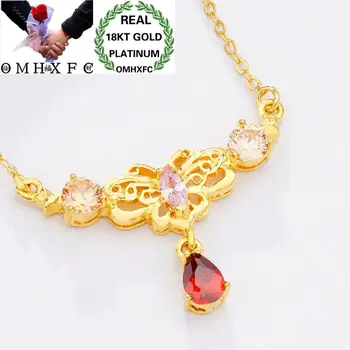 MHXFC Wholesale European Fashion Female Party Wedding Gift Red Purple Water Drop Zircon Real 18KT Gold Pendant Necklace NL154
MHXFC Wholesale European Fashion Female Party Wedding Gift Red Purple Water Drop Zircon Real 18KT Gold Pendant Necklace NL154