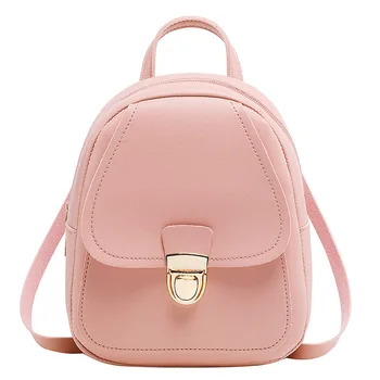 Women's Leather Backpack Fashion Mini Backpack School Bags for Teenage Girls Bagpack Cute Small Female Backpack Mini Mochila 
Women's Leather Backpack Fashion Mini Backpack School Bags for Teenage Girls Bagpack Cute Small Female Backpack Mini Mochila