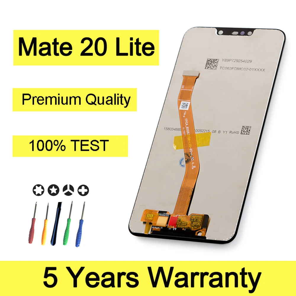 ЖК дисплей для Huawei Mate 20 Lite сенсорный экран LX1 LX2 LX3 хорошего качества Llite|Экраны