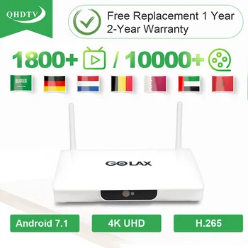 IPTV Subscription 1 Year QHDTV Golax Android 7.1 IPTV Germany Belgium Arabic IP TV Morocco Algeria Dutch IPTV No App Include
IPTV Subscription 1 Year QHDTV Golax Android 7.1 IPTV Germany Belgium Arabic IP TV Morocco Algeria Dutch IPTV No App Include