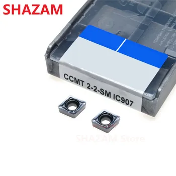Lathe Cutter CNC Carbide Inserts Turning Tools CCMT2-2 CCMT060208 For Metal Internal Turning Tool SHAZAM Wholesale IC907 Inserts
Lathe Cutter CNC Carbide Inserts Turning Tools CCMT2-2 CCMT060208 For Metal Internal Turning Tool SHAZAM Wholesale IC907 Inserts