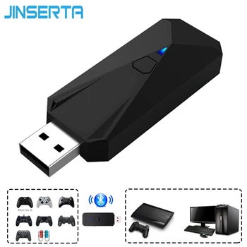 JINSERTA Bluetooth Receiver for PC Computer Transmitter PS4/xboxone s/PS3 Switch Pro Controller Gamepad
