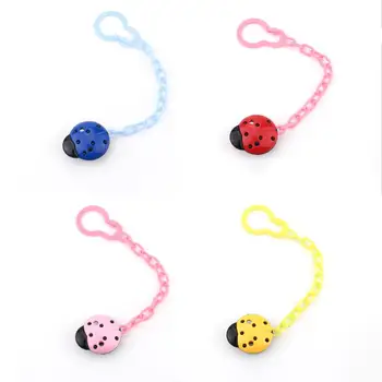 1pcs Clear Stock Baby Pacifier Chain Pacifier Clip Anti-Fall Pacifier Fixing Clip Safety Anti-Fall Chain
