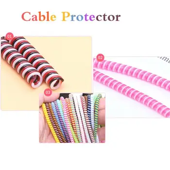 1.4m Colors Data Cable Protective Sleeve Spring Twine For Iphone Android USB Charging Earphone Case Cover Bobbin Winder TXTB1
1.4m Colors Data Cable Protective Sleeve Spring Twine For Iphone Android USB Charging Earphone Case Cover Bobbin Winder TXTB1