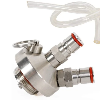 Stainless Steel Keg Beer Growler Spear Tap Dispenser For Craft Beer Double Quick Connection Design, Convenient And Practical
Stainless Steel Keg Beer Growler Spear Tap Dispenser For Craft Beer Double Quick Connection Design, Convenient And Practical