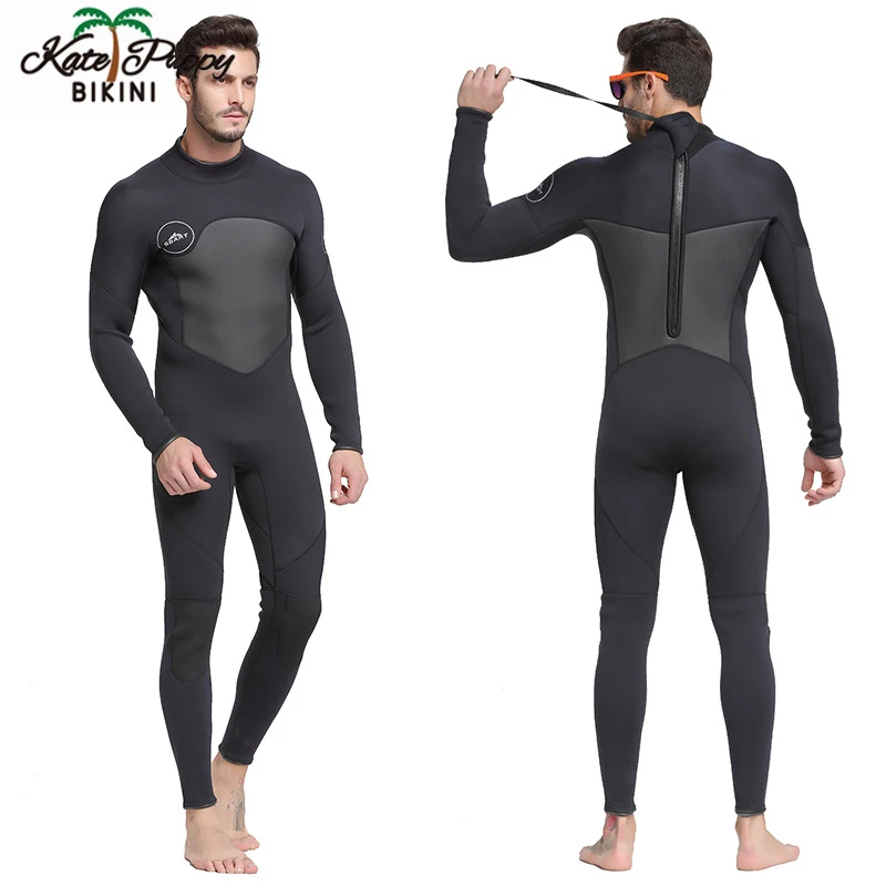 

2019 Shark Bart One-piece Long Sleeve 1.5mm Diving Suit Jellyfish Swimsuit Snorkeling Suit Warm Sunscreen Surfing Suit