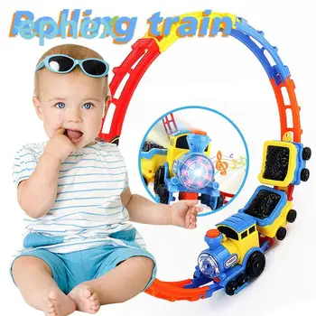 Ephex Interesting Plastic Game Rolling Train Cool Music DIY Electric Tumbling Train Puzzle Toy Model
Ephex Interesting Plastic Game Rolling Train Cool Music DIY Electric Tumbling Train Puzzle Toy Model