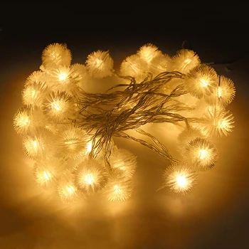 20Leds Christmas String Lights For Room Christmas Tree Light Garland Decoration Hairy Ball Dandelion LED Curtins Fairy Lights
20Leds Christmas String Lights For Room Christmas Tree Light Garland Decoration Hairy Ball Dandelion LED Curtins Fairy Lights