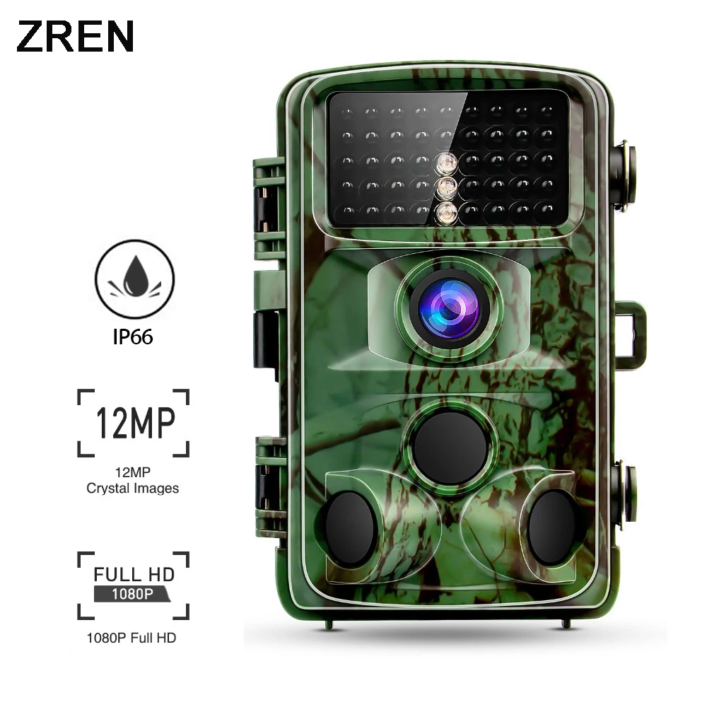 ZREN ZR632 12MP Photo Traps 1080P Night Vision Hunting Traps Wild Hunting Camera Trail Cam Wildlife camara caza foto kapan
ZREN ZR632 12MP Photo Traps 1080P Night Vision Hunting Traps Wild Hunting Camera Trail Cam Wildlife camara caza foto kapan