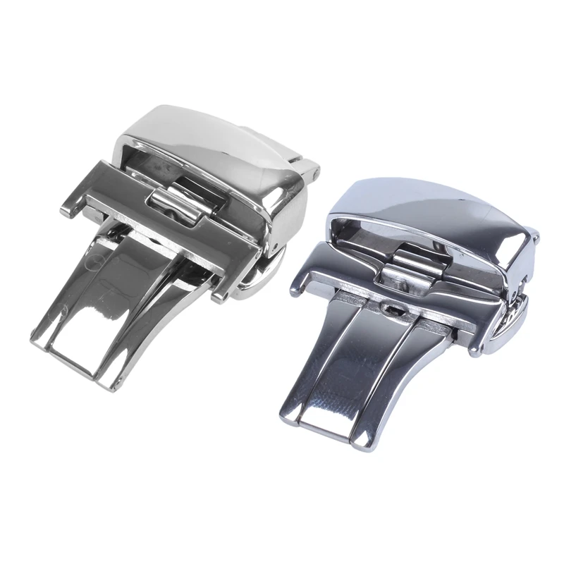 2Pcs Deployment Butterfly Clasp Watch Buckle Stainless Steel Leather Strap Band Silver - 18Mm & 20Mm
2Pcs Deployment Butterfly Clasp Watch Buckle Stainless Steel Leather Strap Band Silver - 18Mm & 20Mm