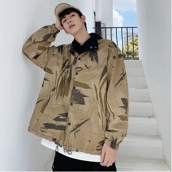 Autumn New Tooling Jacket Men Fashion Letter Printing Casual Double-faced Jacket Man Streetwear Wild Hip-hop Loose Bomber Jacket
Autumn New Tooling Jacket Men Fashion Letter Printing Casual Double-faced Jacket Man Streetwear Wild Hip-hop Loose Bomber Jacket