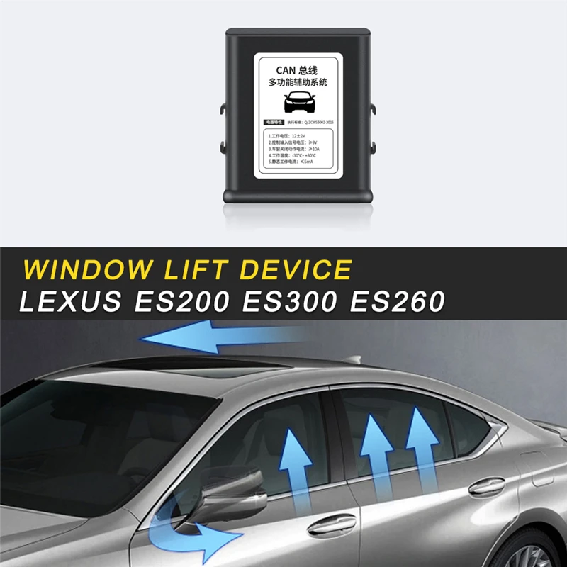 Professional 12V Car Window Lifter Window Closer Lifting Device Automatic Elevator for Lexus ES 2018 ES200 ES300 ES260
Professional 12V Car Window Lifter Window Closer Lifting Device Automatic Elevator for Lexus ES 2018 ES200 ES300 ES260