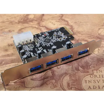 NEW PCI-E PCI Express to 4 Port USB3.0 VLI USB Hub Controller Card Adapter 5Gbps Usb 3.0 Controller Expansion Card
NEW PCI-E PCI Express to 4 Port USB3.0 VLI USB Hub Controller Card Adapter 5Gbps Usb 3.0 Controller Expansion Card