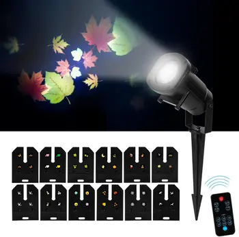 12 Colorful Patterns Laser Projector Landscape Lighting Christmas Party LED Stage Light Outdoor Garden Lawn Laser Lamp 
12 Colorful Patterns Laser Projector Landscape Lighting Christmas Party LED Stage Light Outdoor Garden Lawn Laser Lamp