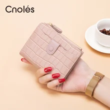Cnoles Leather Women's Wallet Female Short Retro two-fold Folding Student Version Simple Multi-card Crocodile Pattern Coin Purse
Cnoles Leather Women's Wallet Female Short Retro two-fold Folding Student Version Simple Multi-card Crocodile Pattern Coin Purse