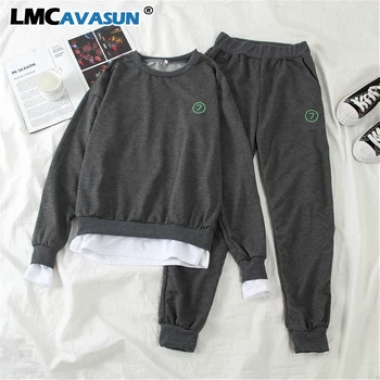 LMCAVASUN Autumn 2 Piece Tracksuit Women M-4XL Plus Size Vintage Harajuku Embroidery Sports Sets Korean Streetwear Women Outfits
LMCAVASUN Autumn 2 Piece Tracksuit Women M-4XL Plus Size Vintage Harajuku Embroidery Sports Sets Korean Streetwear Women Outfits