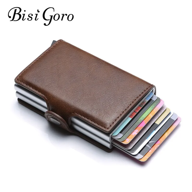 Кошелек BISI GORO в деловом стиле с отделением для кредитных карт унисекс