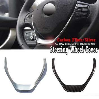 Carbon Fiber/Silver Steering Wheel Cover Trim Fit For BMW 3 Series F30 316i 318d 320d BMW 1 Series F20 114i 116i 118i 2013 2014+
Carbon Fiber/Silver Steering Wheel Cover Trim Fit For BMW 3 Series F30 316i 318d 320d BMW 1 Series F20 114i 116i 118i 2013 2014+