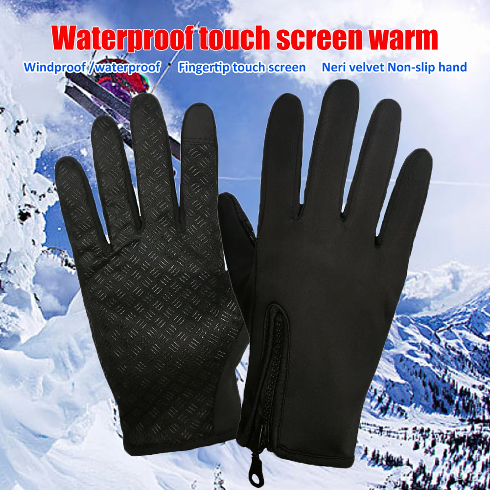 Winter Warm Windproof Touch Screen Windproof Waterproof Outdoor Sport Driving Gloves for Men Women
Winter Warm Windproof Touch Screen Windproof Waterproof Outdoor Sport Driving Gloves for Men Women