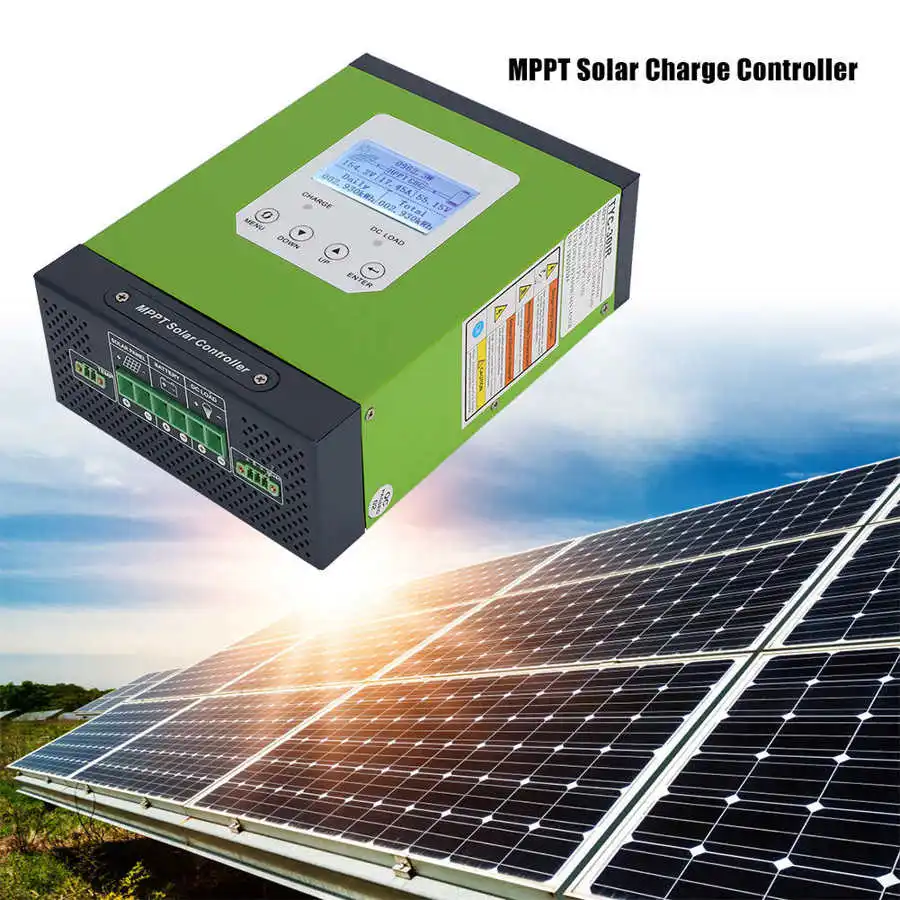 Solar Charge LCD Display MPPT Solar Charge Controller with Temperature Sensor 12V24V48V
Solar Charge LCD Display MPPT Solar Charge Controller with Temperature Sensor 12V24V48V