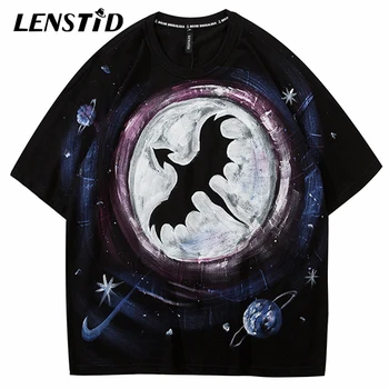 LENSTID Mens Hip Hop Hand Painted T Shirts Pterosaur Space Print Harajuku Streetwear Tshirt Summer Short Sleeve Cotton T-Shirts
LENSTID Mens Hip Hop Hand Painted T Shirts Pterosaur Space Print Harajuku Streetwear Tshirt Summer Short Sleeve Cotton T-Shirts