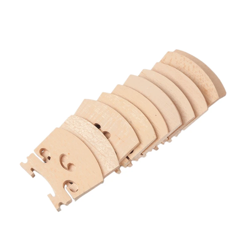 10PCS Type Maple Violin Bridge For 1/8 & 1/4 & 1/2 & 3/4 & 4/4 Violin Bridges Violin Parts Stringed Instruments
10PCS Type Maple Violin Bridge For 1/8 & 1/4 & 1/2 & 3/4 & 4/4 Violin Bridges Violin Parts Stringed Instruments