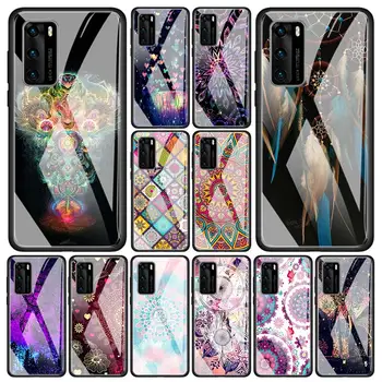 Tempered Glass Case for Huawei P40 Lite P30 Lite P20 Lite P30 P40 Pro+ P Smart Pro 2019 Silicone Edge Shell The Dream Catcher Ma
Tempered Glass Case for Huawei P40 Lite P30 Lite P20 Lite P30 P40 Pro+ P Smart Pro 2019 Silicone Edge Shell The Dream Catcher Ma