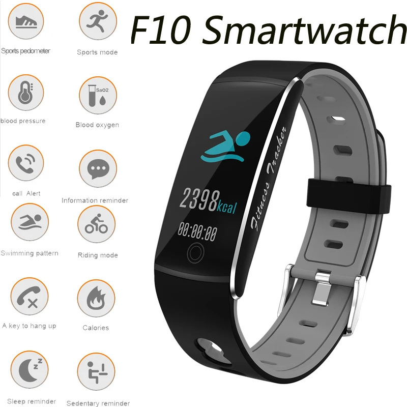Smart Watch F10 Color Screen Smart Wristband Heart Rate Fitness Tracker Steps Sleep Monitor Smartwatch For Android and IOS
Smart Watch F10 Color Screen Smart Wristband Heart Rate Fitness Tracker Steps Sleep Monitor Smartwatch For Android and IOS