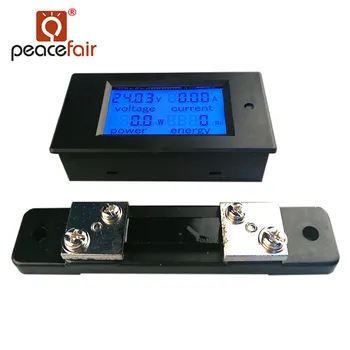 DC Digital Power Meter 6.5-100V 50A 4 IN1 LCD Voltage Current Watt Energy Meter With 50A Shunt
DC Digital Power Meter 6.5-100V 50A 4 IN1 LCD Voltage Current Watt Energy Meter With 50A Shunt