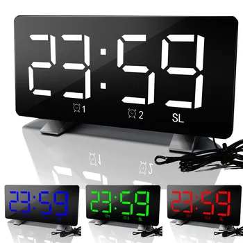 Chord Tone Alarm Clock LED Large Screen Display Portable Charging Subclock for Home Bedroom UD88
Chord Tone Alarm Clock LED Large Screen Display Portable Charging Subclock for Home Bedroom UD88