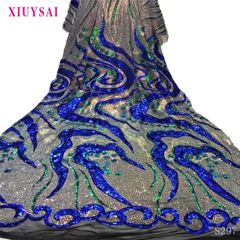 African Lace Fabric 2020 Embroidered Nigerian Laces Fabric Bridal High Quality double Color Sequin Lace Fabric For Women S297
African Lace Fabric 2020 Embroidered Nigerian Laces Fabric Bridal High Quality double Color Sequin Lace Fabric For Women S297