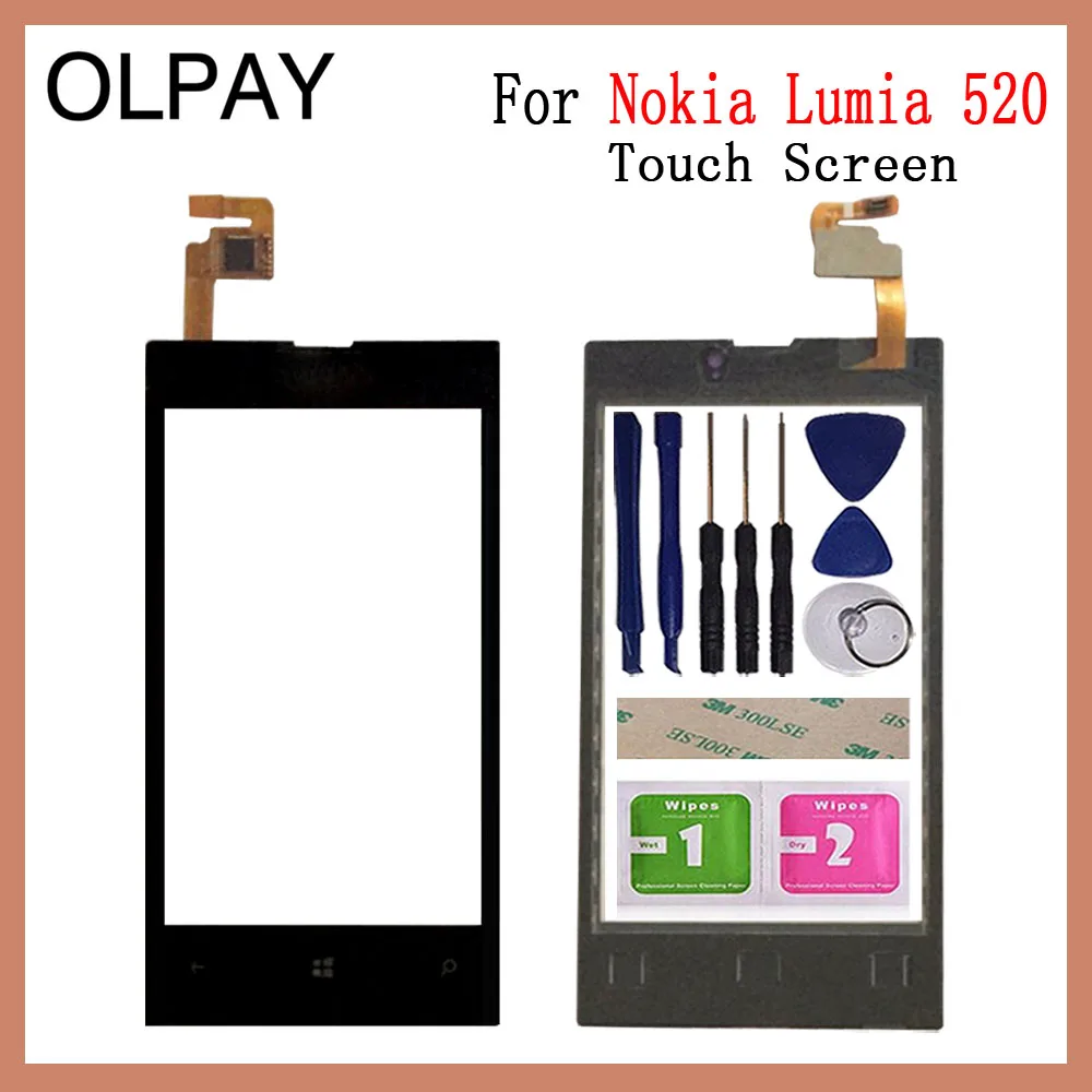 Стекло для сенсорного экрана телефона 4 0 дюйма Nokia Lumia 520 N520 сенсорный экран