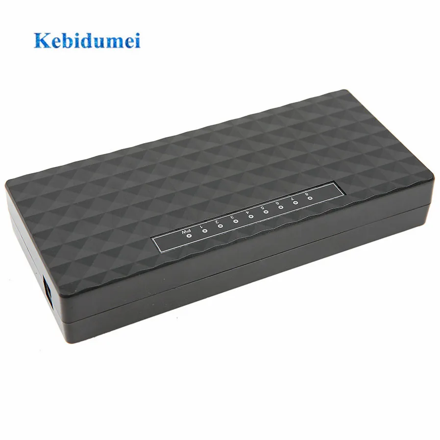 Kebidumei 8 Порты и разъёмы сети гигабитный коммутатор 10/100/1000 Мбит/с Fast Ethernet Lan