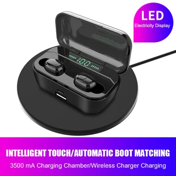 TWS Bluetooth 5.0 LED display wireless Bluetooth waterproof noise reduction 2020 wireless charging
TWS Bluetooth 5.0 LED display wireless Bluetooth waterproof noise reduction 2020 wireless charging