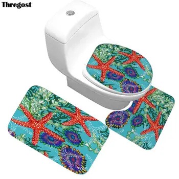 Sea Scenic Printed Toilet Floor Mat Bathroom Mat Set 3 Pcs Carpet Toilet Anti Slip Bath Mat Water Absorbent Mat 3d Carpet
Sea Scenic Printed Toilet Floor Mat Bathroom Mat Set 3 Pcs Carpet Toilet Anti Slip Bath Mat Water Absorbent Mat 3d Carpet