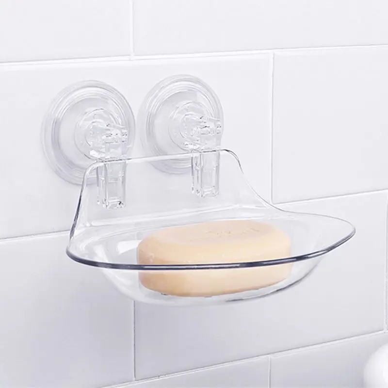 Wall Mounted Soap Dish Holder Sponge Storage Box Rack Shelf Suction Cup No Drilling Bathroom Accessories
Wall Mounted Soap Dish Holder Sponge Storage Box Rack Shelf Suction Cup No Drilling Bathroom Accessories