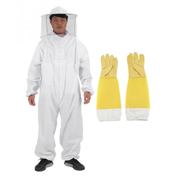 Cotton Beekeepers Bee Suit Full Body Bee Remover Gloves L & Beekeeping Gloves Goatskin Bee Keeping with Vented Beekeeper
Cotton Beekeepers Bee Suit Full Body Bee Remover Gloves L & Beekeeping Gloves Goatskin Bee Keeping with Vented Beekeeper