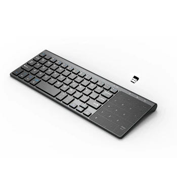 Wireless Mini 2.4G Keyboard With Numpad and Touchpad keyboards HTPC for Windows PC 59 Keys -RA16 teclado gamer
Wireless Mini 2.4G Keyboard With Numpad and Touchpad keyboards HTPC for Windows PC 59 Keys -RA16 teclado gamer