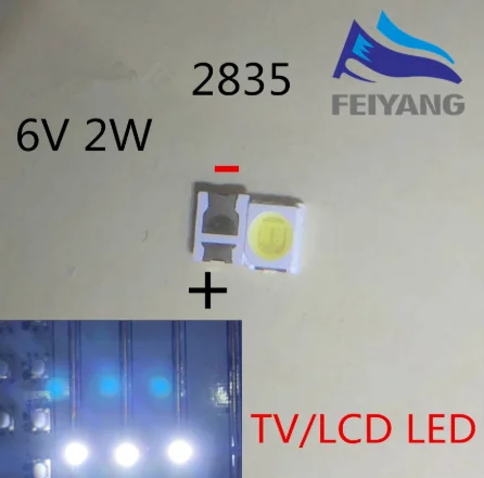 50 шт. OSRAM СВЕТОДИОДНЫЙ фонарь высокой мощности Светодиодный 1 5 Вт 6 в 1210 3528 2835 131LM