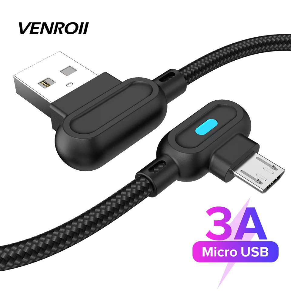 Venroii Cabo Micro USB Cable 1M 2.4A Phone Fast Charging Data Sync Wire for Samsung J5 S7 Xiaomi Redmi Note 3 4 5 Huawei Honor 7
Venroii Cabo Micro USB Cable 1M 2.4A Phone Fast Charging Data Sync Wire for Samsung J5 S7 Xiaomi Redmi Note 3 4 5 Huawei Honor 7
