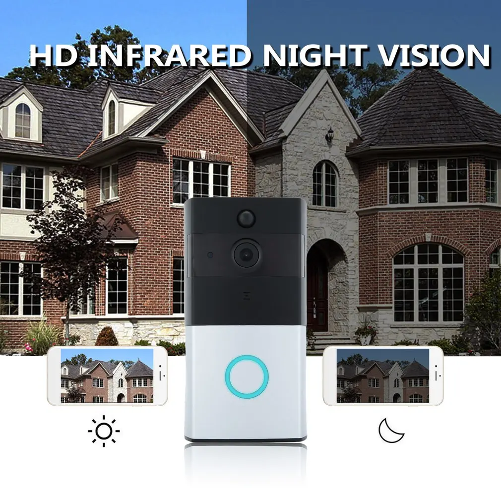 WF06 Home Smart Wireless WIFI Doorbell Low Power Consumption Waterproof Visual Camera Doorbell Fit For Home Security
WF06 Home Smart Wireless WIFI Doorbell Low Power Consumption Waterproof Visual Camera Doorbell Fit For Home Security